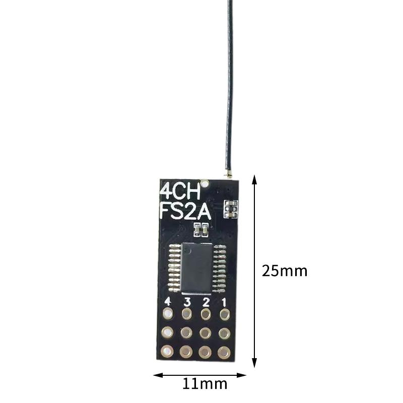 Drone Racing Receiver - FS2A 4-канальный мини-приемник AFHDS 2A с