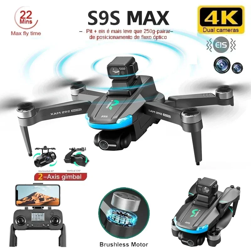 Drone Racing Camera - НОВЫЙ S9S MAX MINI Drone 4K