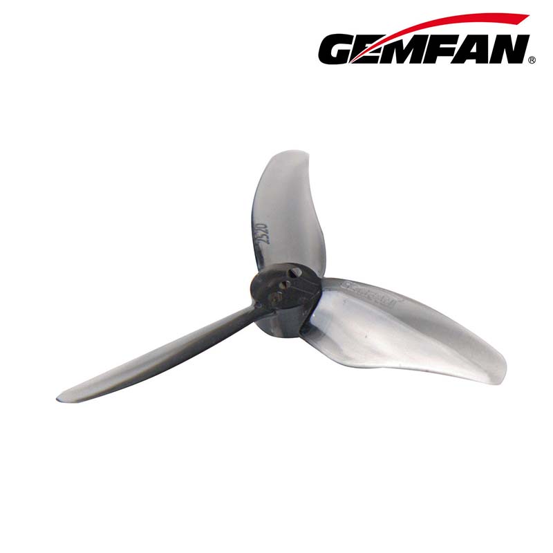 Drone Racing Propeller - Пропеллер Gemfan Hurricane 2520-3 2.5-дюймовый, 3-лопастной,