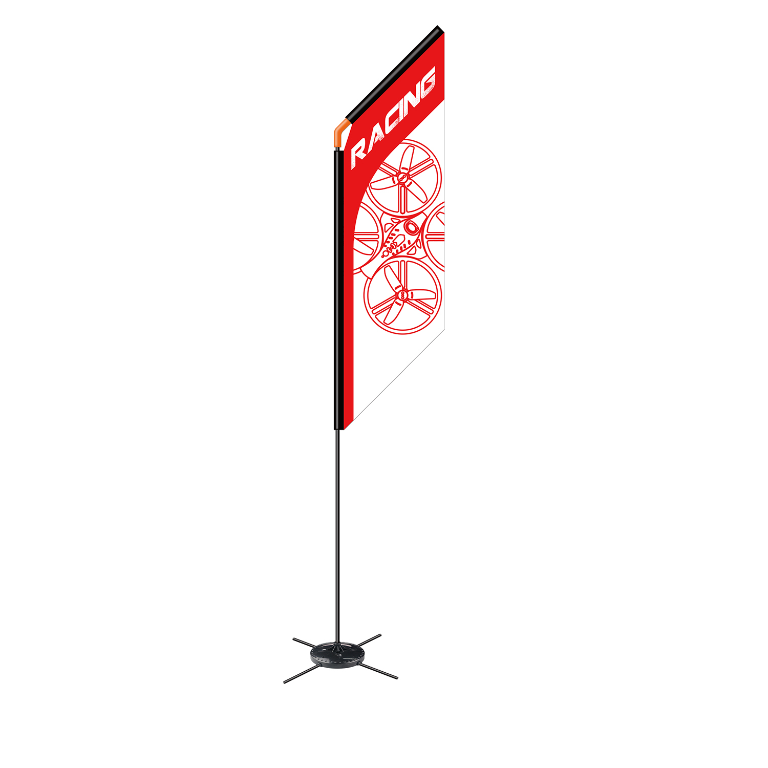 Drone Racing Flag - 560 мм FPV-дрон-флагшток для гонок и