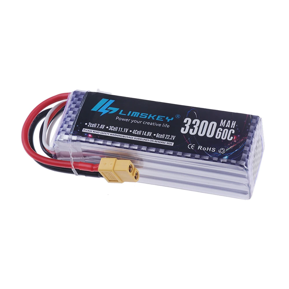 Аккумулятор LiPo 4S 14.8V 3300 – обзор и цена Drone Racing Battery