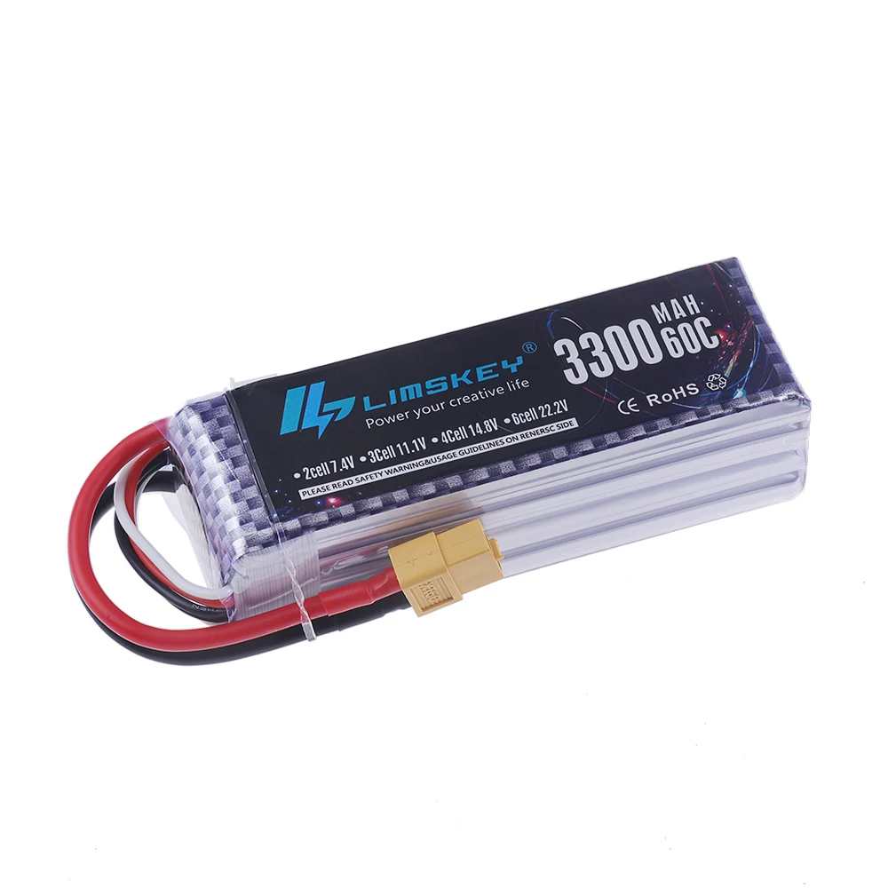 Аккумулятор LiPo 4S 14.8V 3300 – обзор и цена Drone Racing Battery