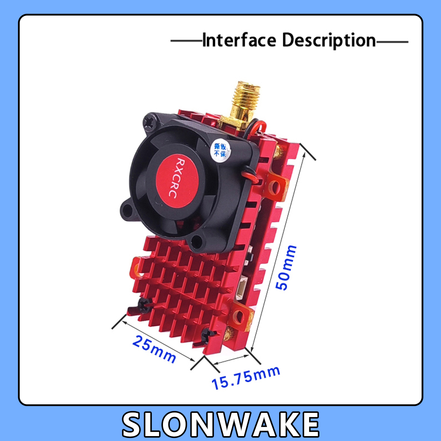 SLONWAKE 5,8G 2 Вт VTX FPV 180 – обзор и цена Drone Racing Camera