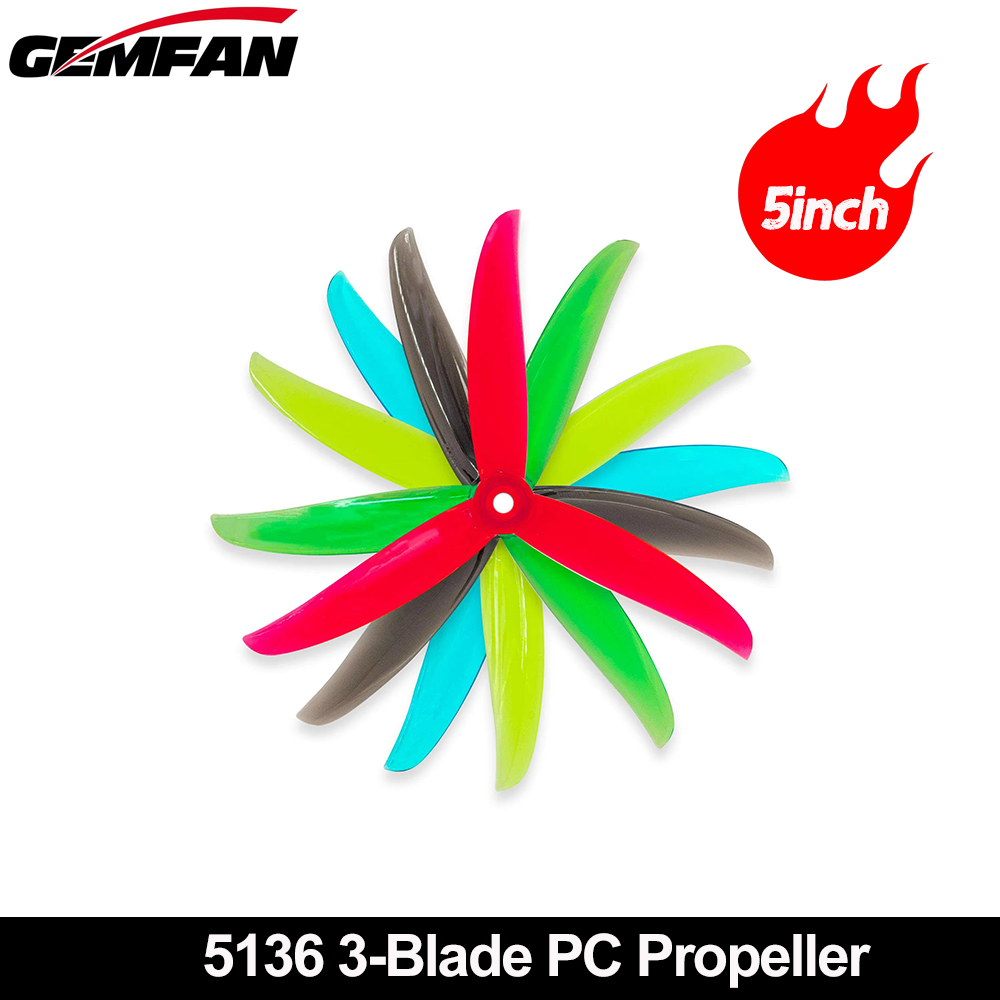 Пропеллеры Gemfan VANOVER 5136 – обзор и цена Drone Racing Propeller