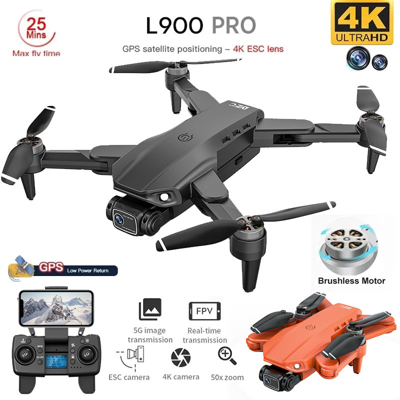 Квадрокоптер L900 Pro складной – обзор и цена Drone Racing Camera
