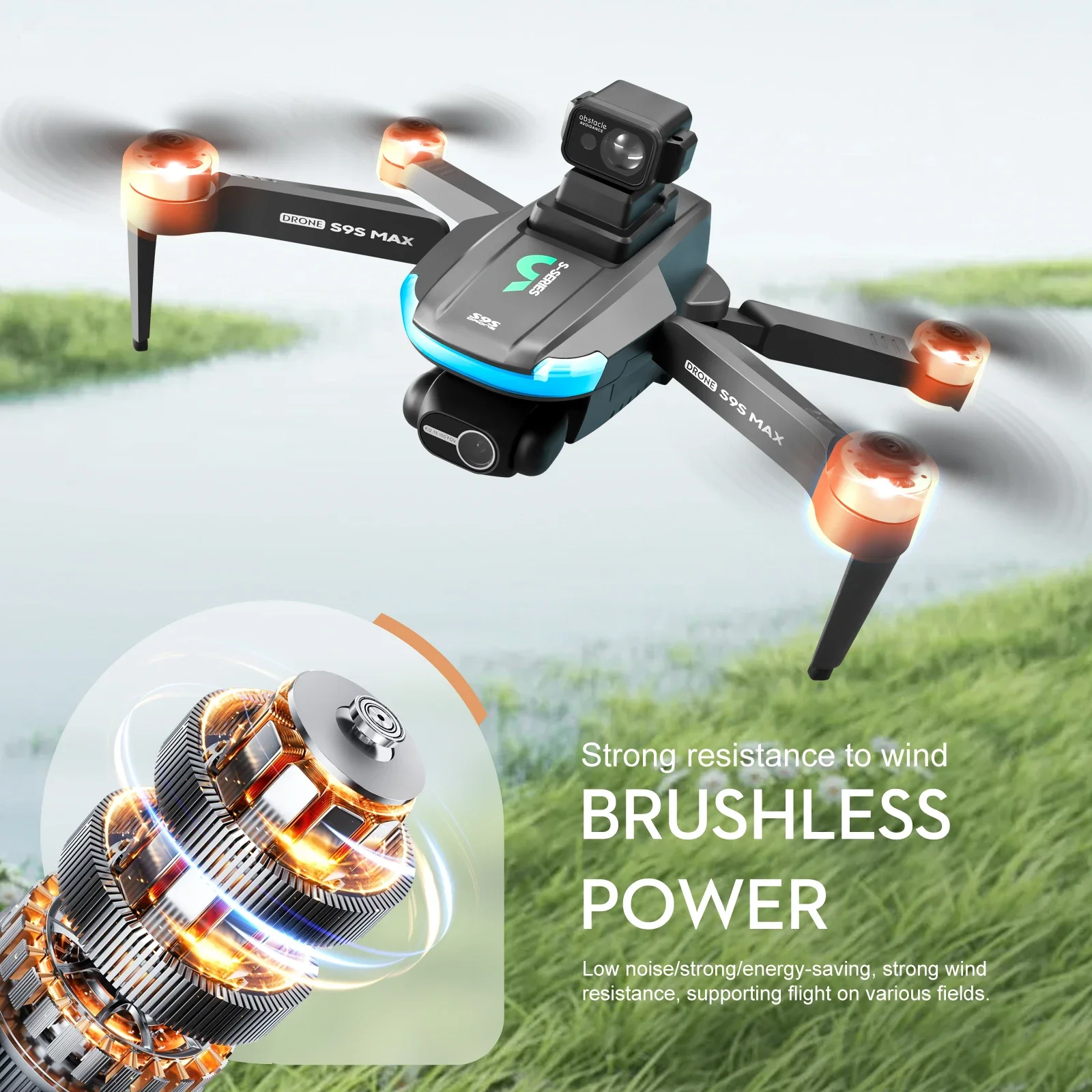 НОВЫЙ S9S MAX MINI Drone 4K 2- – обзор и цена Drone Racing Camera