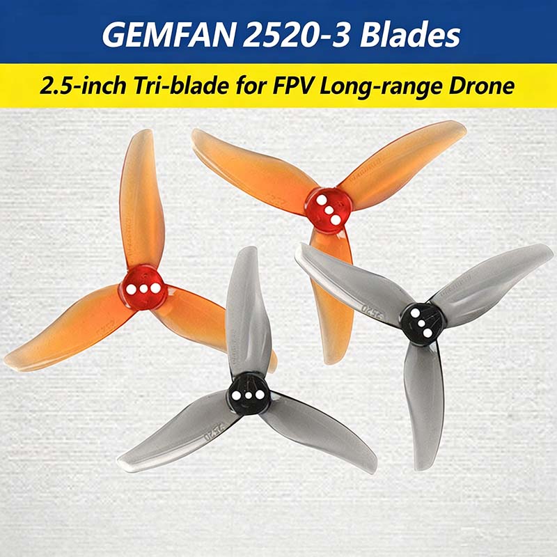 Пропеллер Gemfan Hurricane 252 – обзор и цена Drone Racing Propeller