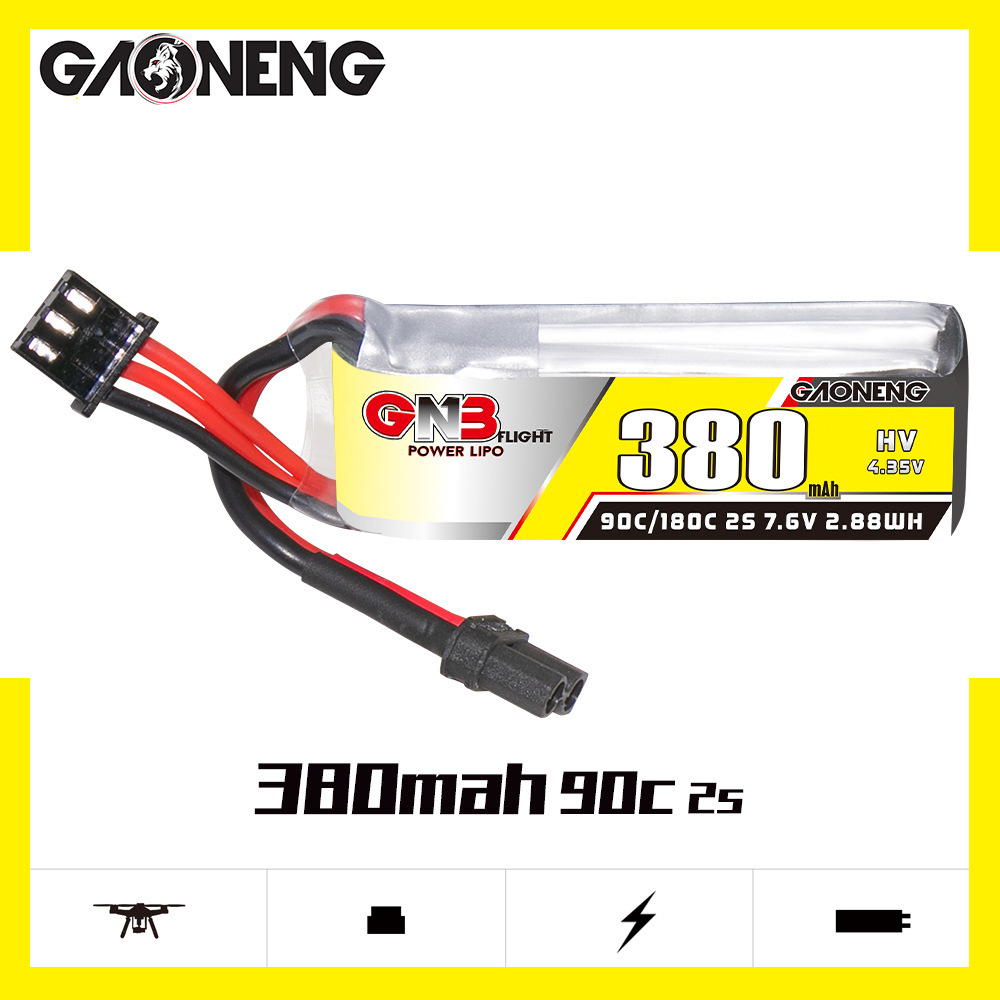 Аккумулятор LiPo GNB 2S 7.6V 3 – обзор и цена Drone Racing Battery