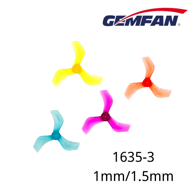 Пропеллеры Gemfan 1635 40 мм,  – обзор и цена Drone Racing Propeller
